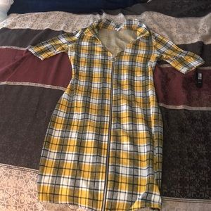 Fashion nova zip up dress